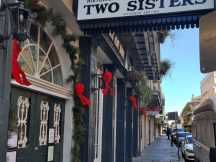 Santa's Holding Court in the French Quarter