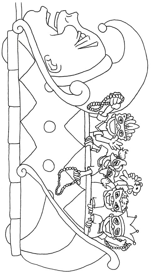 Float Coloring Page