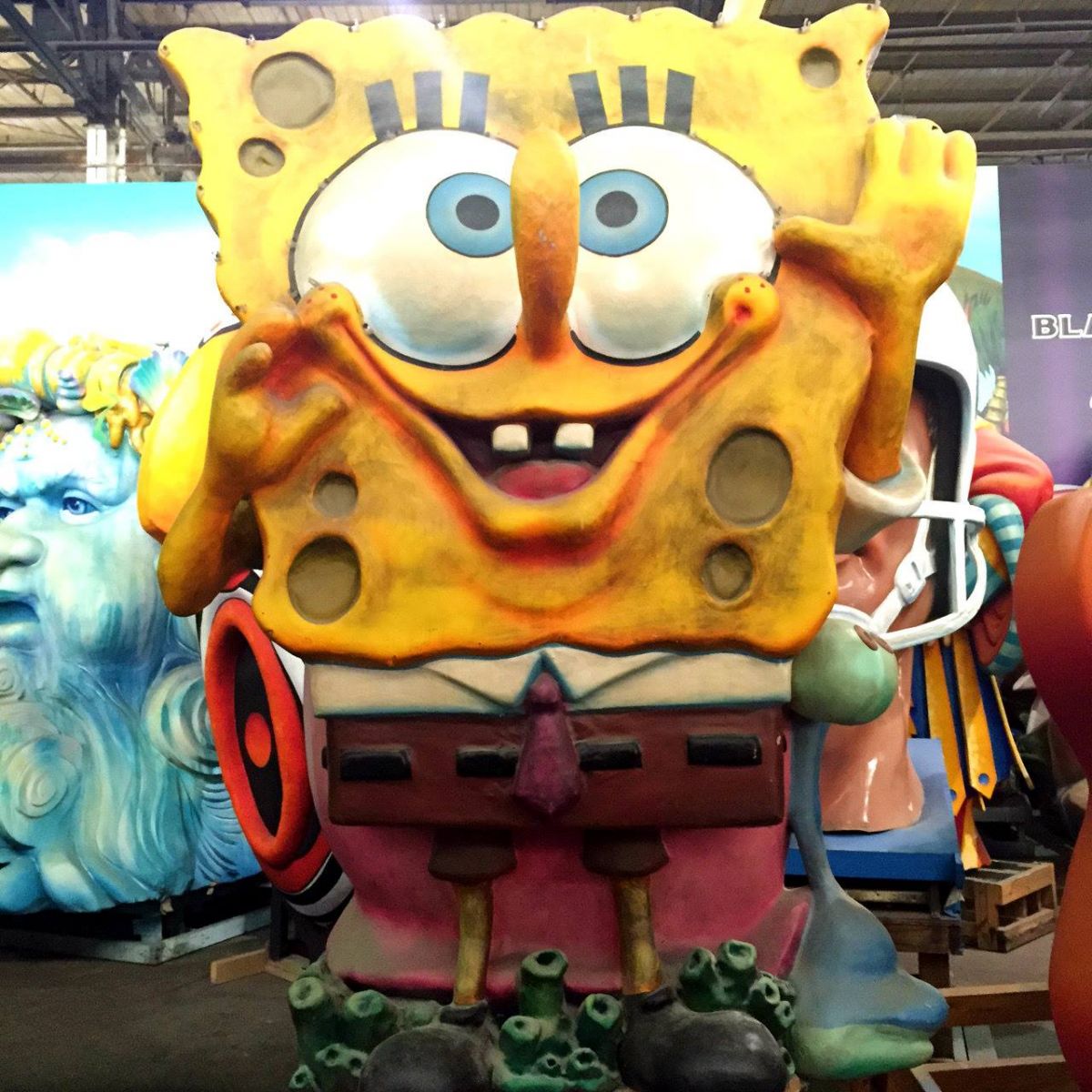 Sponge Bog artwork for New Orleans Mardi Gras floats